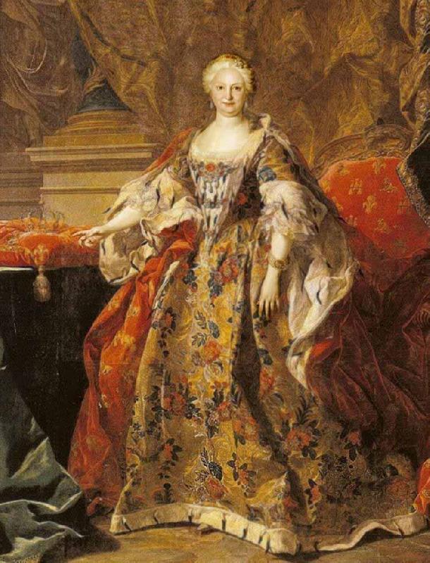 Louis Michel van Loo Portrait of Elisabeth Farnese Norge oil painting art